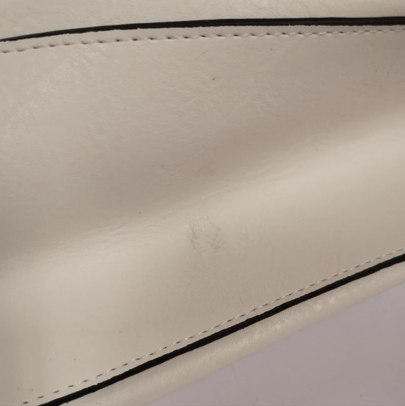 Luxury Italian MAURY Tote Bag Large Crumpled Studded Tassel Zipped - Picture 6 of 9